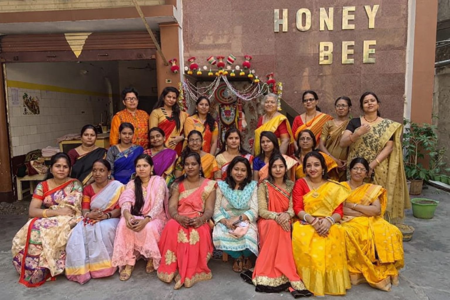 Teachers at Honey Bee School